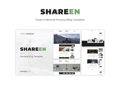 Shareen - Personal Blog Template