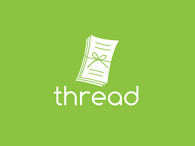 Thread cloud document logo software thread