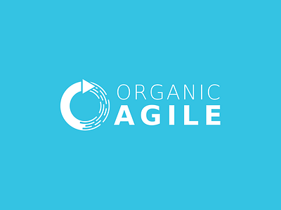 Organic Agile Logo agile circle design forward logo minimal organic transformation
