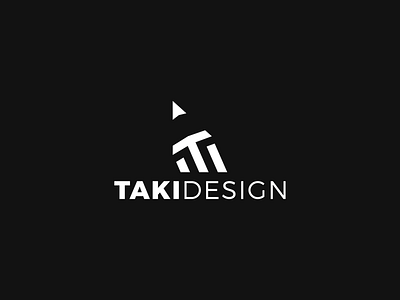 Taki Design Logo design graphic logo minimal pencil pointer taki
