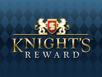 Knights Reward Branding branding game logo