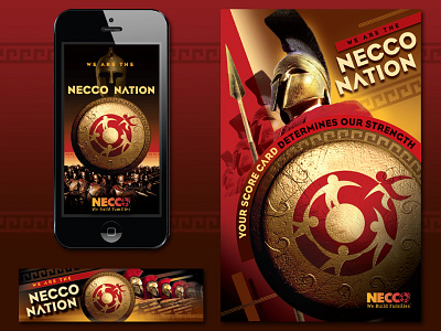 Necco Nation Sales Promotion and Branding Concepts branding interactive mobile poster sales