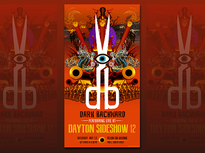 New Brand and Poster for Local Band Dark Backward