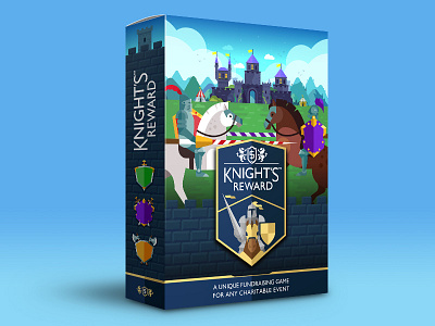 Knight's Reward Fundraising Game branding packaging video game