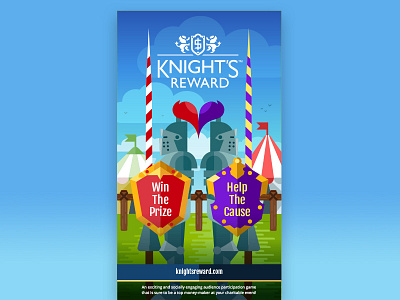 Knight's Reward Video Game Ad advertising branding concept videogame