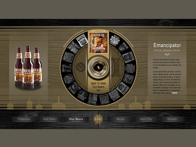 Interactive Brewery Experience Screen