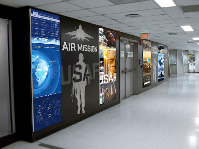 Vertical Touchscreen Experience Wall concept environmental graphics interactive museum