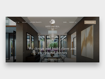 Shyamora clean design uidesign webdesign