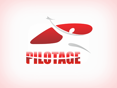 “Pilotage” logo airplane arrows branding character icon illustration letterp logo logodesign logotype mascot old work running vector illustration