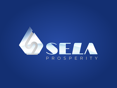 SELA Prosperity logo branding corporate identity cristal israel letters logo logodesign logotype managment mountain private company rock sela service