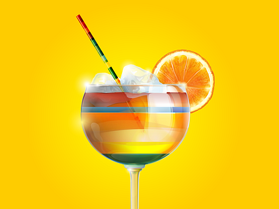 Cocktail “Together” art artwork branding coreldraw cover design illustraion magazine cover saint gobain vector vector illustration