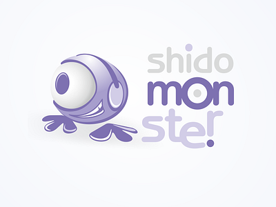 Shido mOn.Ster logo branding character competitive work concept design illustration japan logo logodesign mascot naming old work one eye opus award 2003 trademark vector winner work