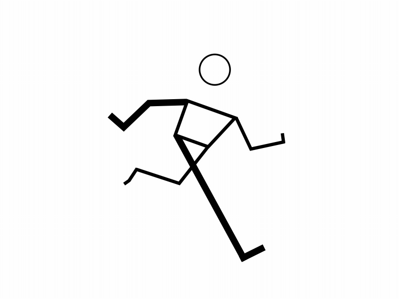 057/100 - Week of Running 057 100daysproject animation artbysambass blackwhite loops run runcycles running weekofrunning