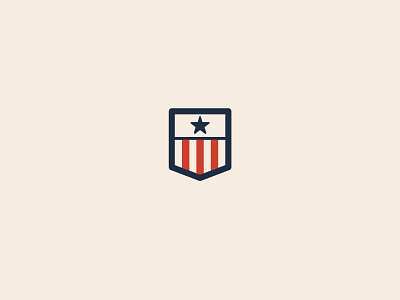 Liberty Shirt Co. Mark american flag logo logo mark pocket startup