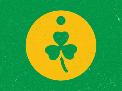 Irish Touch Pet Grooming - Logo Mark clover logo logodesign logomark texture