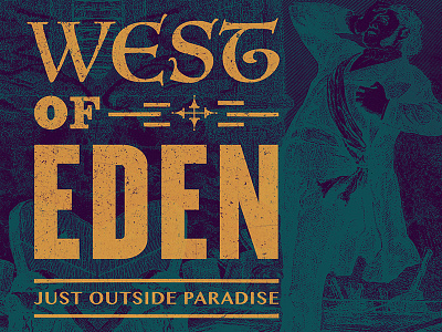 West Of Eden (W.O.E.) Beer Label