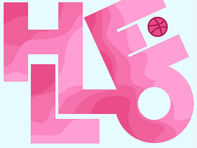 Hello! abstract design type typography
