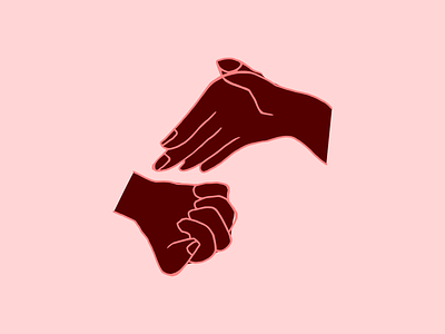 Hands 2d design dribbble flat graphic design illustration logo minimal vector