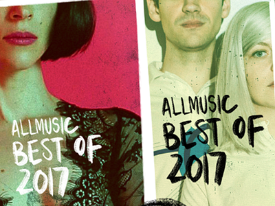 AllMusic Best of 2017 Branding art direction branding collage creative direction graphic design hand drawn type