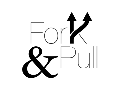 Fork And Pull flat logo