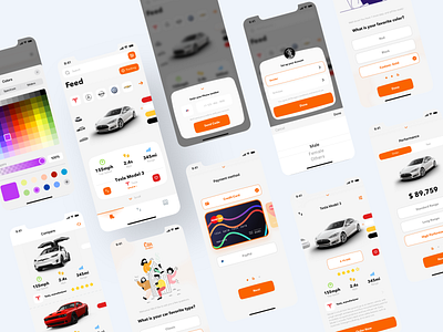 Car Marketplace - a quick look app car app dribbble e commerce app figma ios sketch ui design ux design visual design