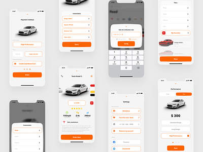 Car Marketplace - inside the app processes app car app dribbble ecommerce app figma ios sketch ui design ux design visual design
