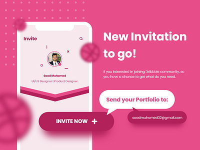 Dribbble Invitation to go! debut dribbble dribbble invite invite ui design