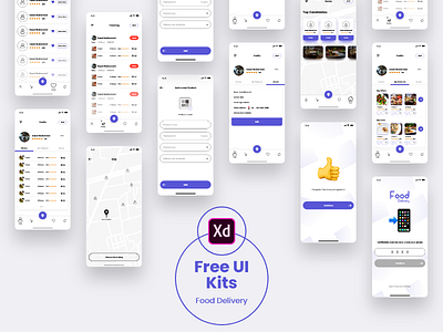 Food Delivery - Free UI Kits