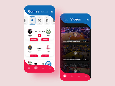 NBA App Redesign | 2nd SHOT