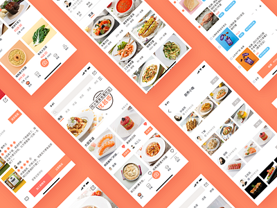 kitchen app redesign app cook design flat food icon kitchen ui ux