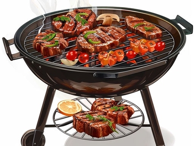 Packs de Designs Barbecue pour Créations Polyvalentes clipart barbecue clipartbbq fondblanc imagella surlignagesdoux