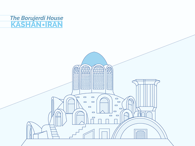 Kashan - Borujerdi House Museum architecture branding building cities city city branding freelance house house icon icon illustration iran location logo museum symbol tourism ui ux vector