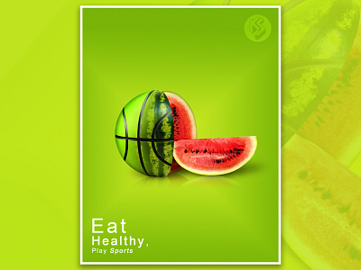 Eat Healthy Play Sports advertisement advertisment branding concept concept design creative marketing photoshop sports
