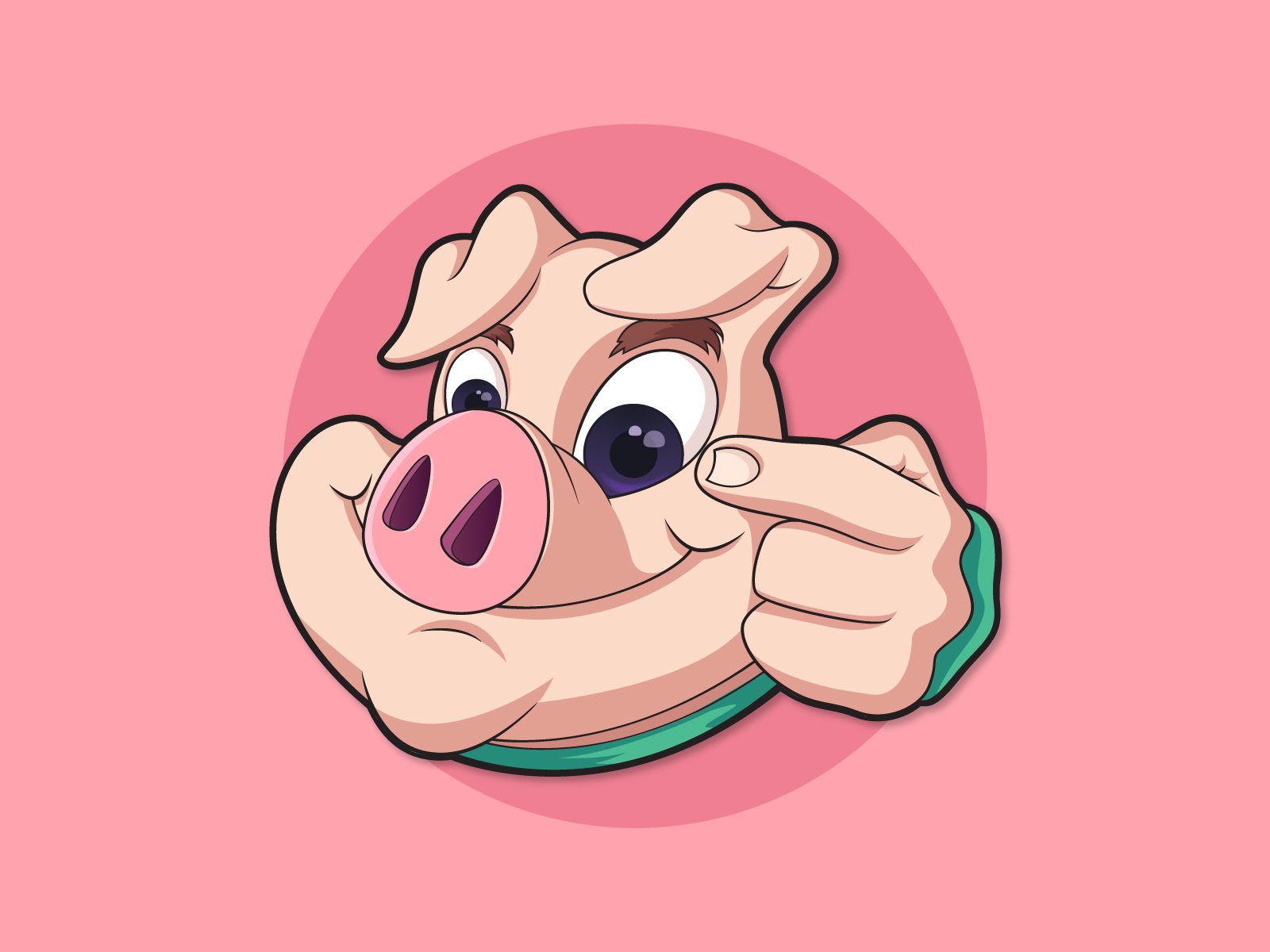 Pig Character by Kevin sagoo on Dribbble