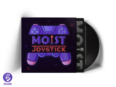 Moist Joystick Podcast conceptart game gaming illustration joystick playstation podcast podcast logo remote control vector