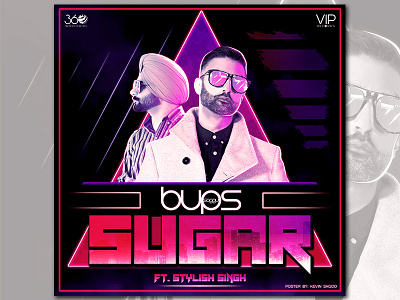 Sugar_Poster concept cover music poster poster art punjabi song song poster