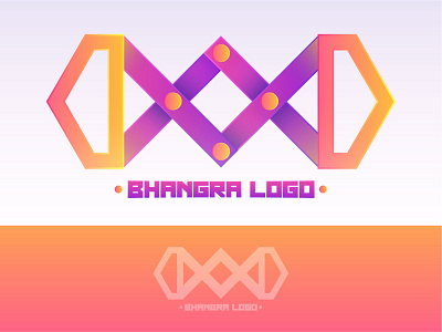 Bhangra_Logo art branding creative design graphics design illustrator logo logodesigner logotype vector