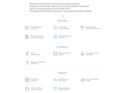 Bizmaster Online Layout