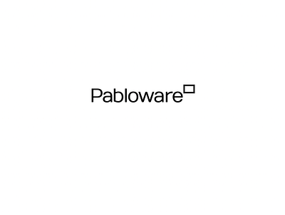 Pabloware Logo branding design logo typography