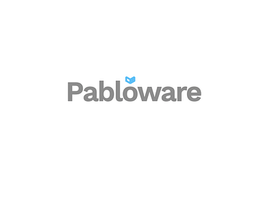 Pabloware Logo branding design logo typography vector