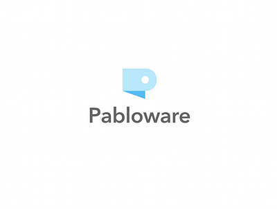 Pabloware Logo branding design logo typography vector