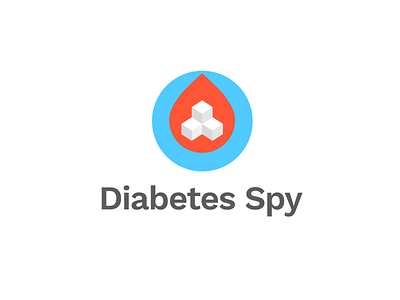 Diabetes Spy app icon. app branding design icon logo vector