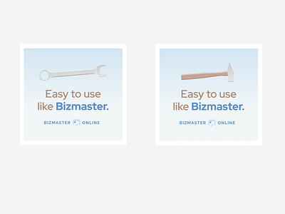 Easy To Use Like Bizmaster - advertisement. advertisement bizmaster design illustration vector