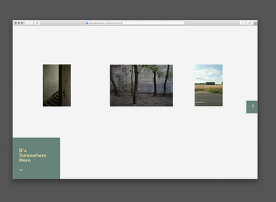 It's Somewhere Here hp interaction photography photography website website website design