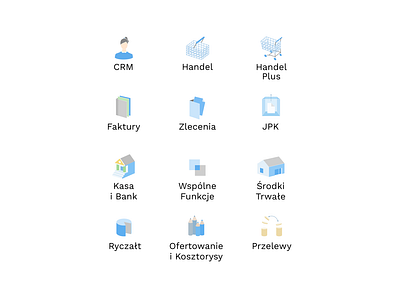 Icons for Bizmaster website refresh.