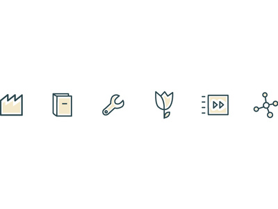 New icons for Bizmaster website. design icons vector