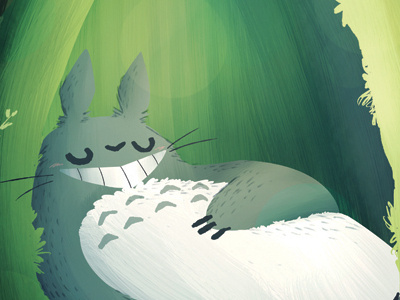 Totoro illustration