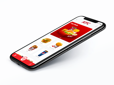 KFC App Redesign chicken delivery food delivery kfc kfc redesign menu redesign