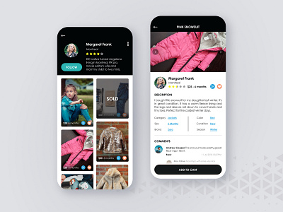 Kids clothing store - Ecommerce app UI design app app design children ecommerce ecommerce app ecommerce design fashion fashion app kids marketplace mobile app mobile app design mobile design mobile ui store ui ui ux uidesign uiux uiux design