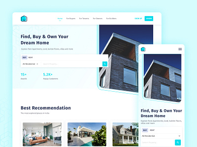 Real Estate Website Exploration house website landing page mobile website real estate real estate website responsive design ui uidesign uiux uiux design webdesign website website design